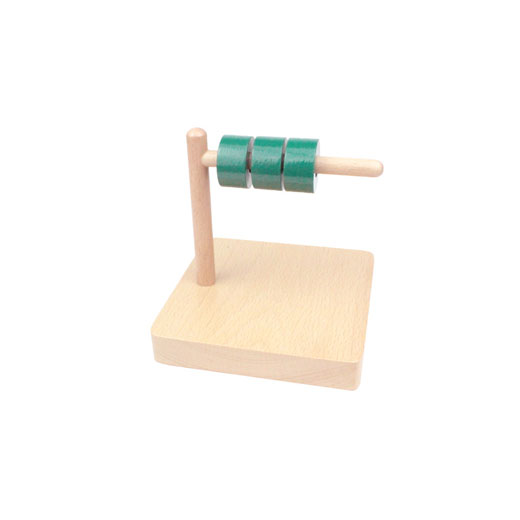 Montessori Discs on Horizontal Dowel I080