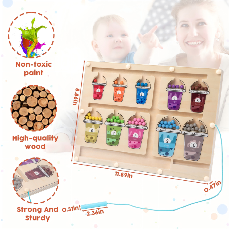 Magnetic Digital Colour Sorting Beads I725