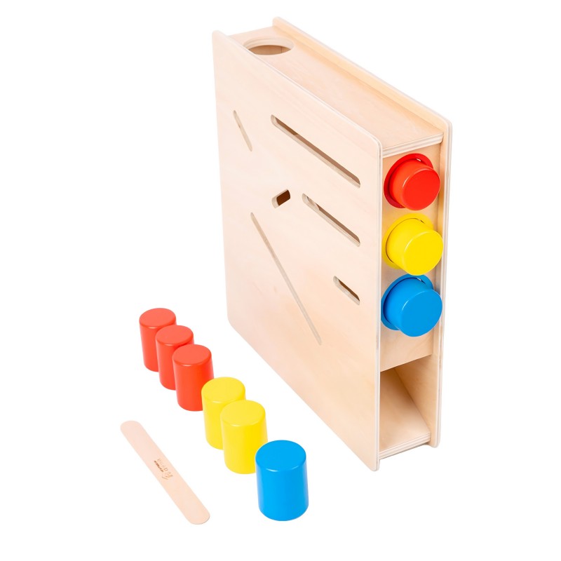 Montessori Toys Count Slide Cylinder Chute I720