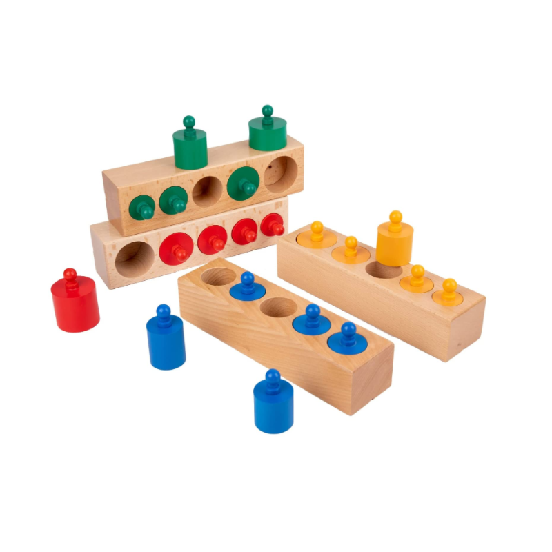 Small Color Size Cylinder Blocks A021-3