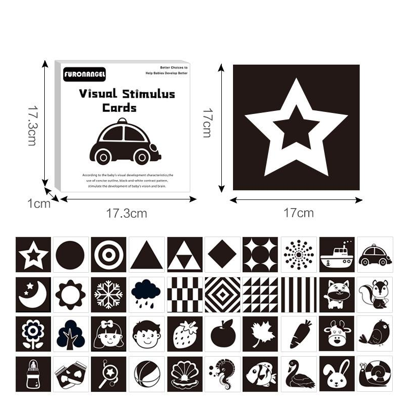 Black and white card-24 cards I283-2