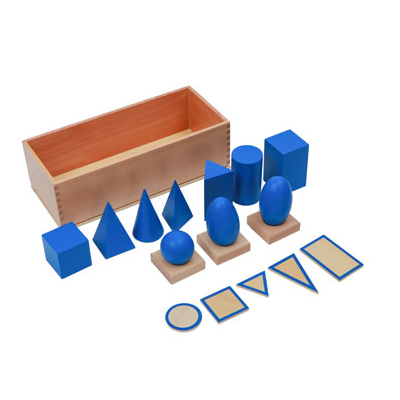 Geometric Solids with Stand, Bases, and Box-Glossy A058