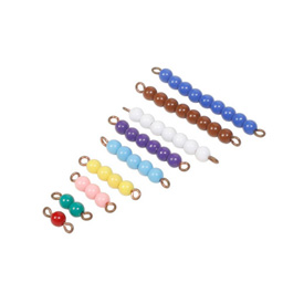 Colored Bead Stairs 1-9. C154