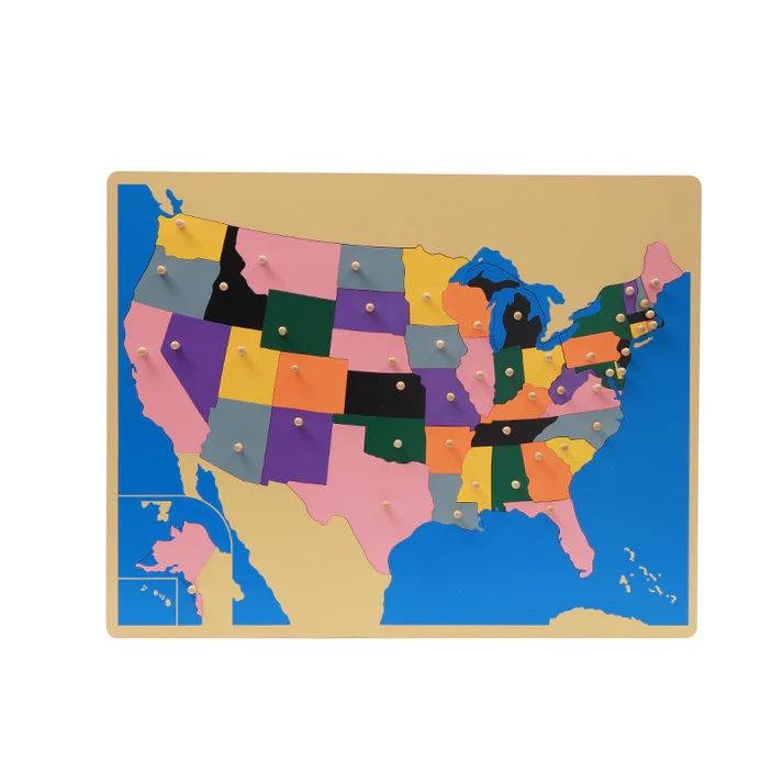 Puzzle Map of USA G080-1