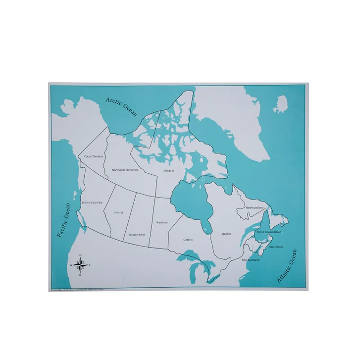Labeled Canada Control Map paper G091
