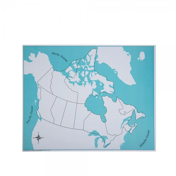 Unlabeled Canada Control Map paper G092