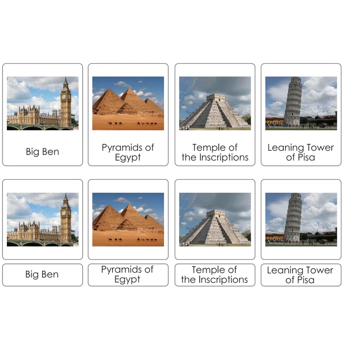 Sorting Cards-World Famous Landmark EN LC111