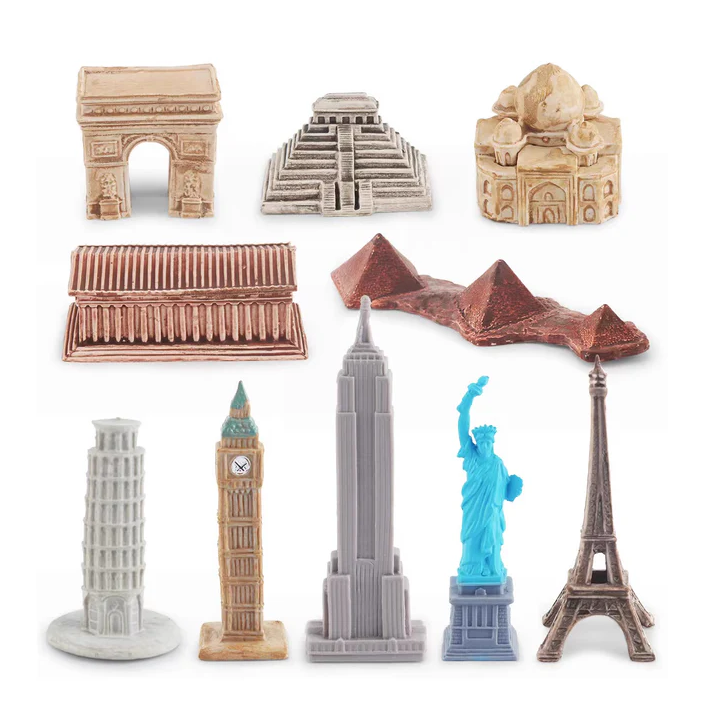World Famous Landmark -Models and Three-part Cards w/ Tray LT111