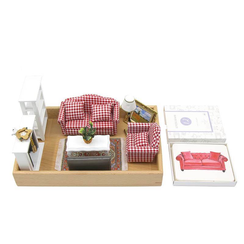 Objects With Similar Matching Cards -Living room tools wooden tray W5004