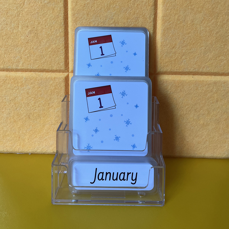 Three-Parts Cards-Month + Week（19 sets）QW030