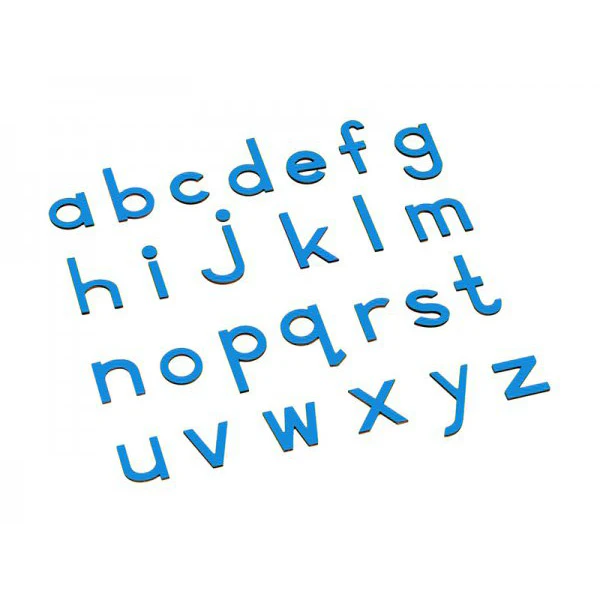 Lowercase Small Movable Alphabet - Blue L033