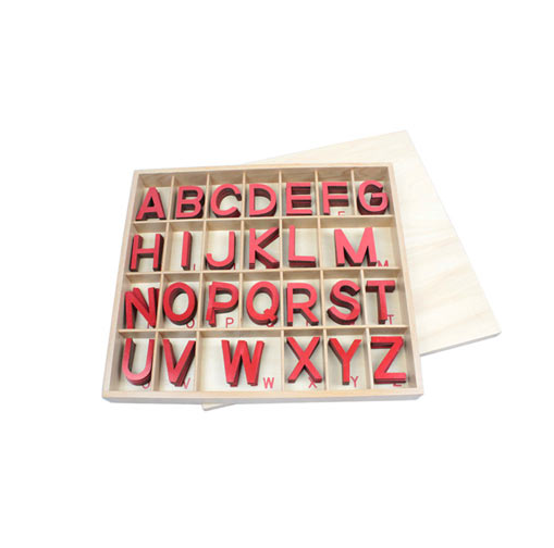 Capital Case Small Movable Alphabet- English Print L031