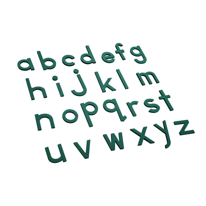 Green Small Movable Alphabet L021