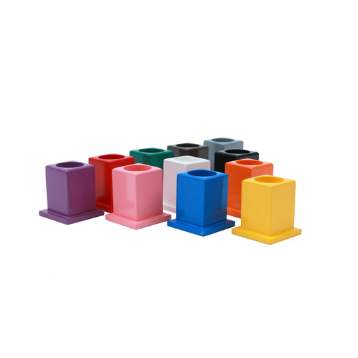 Set of 11 Colored Pencil Holders L050