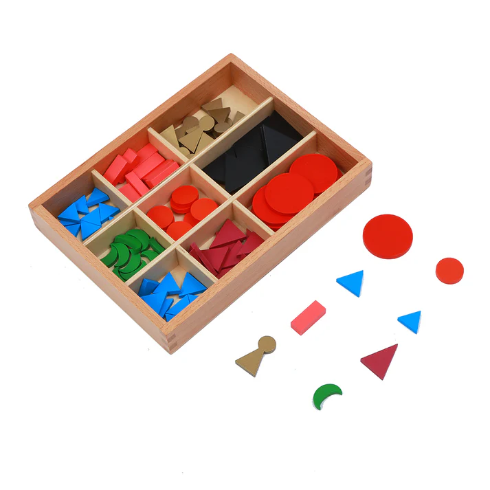 Basic Wooden Grammar Symbols with Box L080