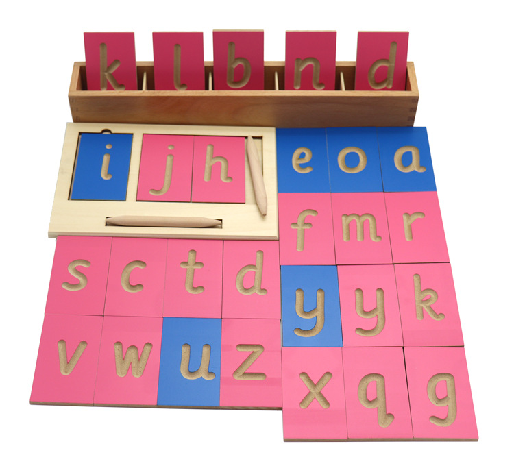 Letters writing board with box for Lowercase L522