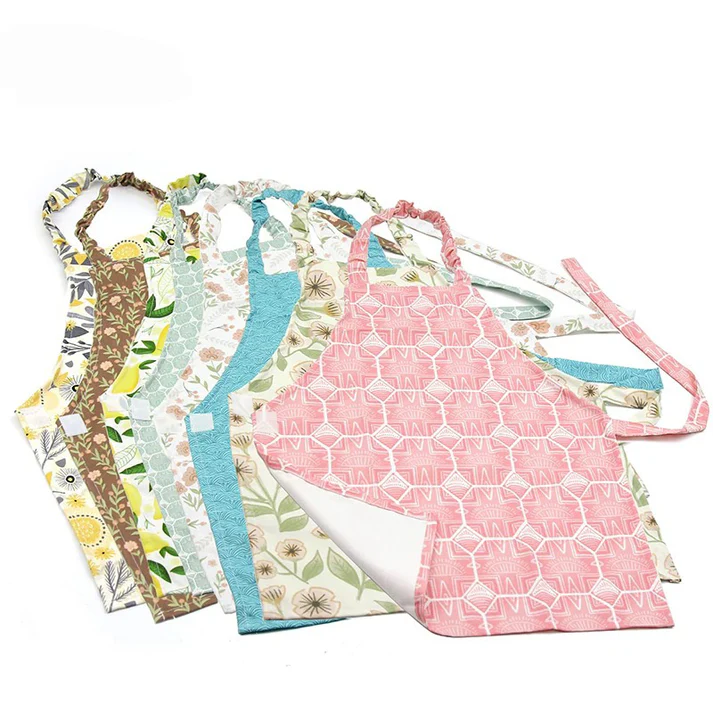 Kid Easy-Fasten Water-Resistant Apron I617