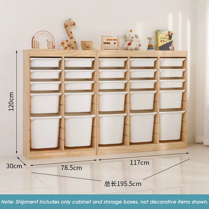 Storage Combination with Boxes – 196×30×120cm