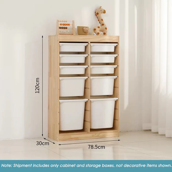 Storage Combination with Boxes –78.5×30×120cm