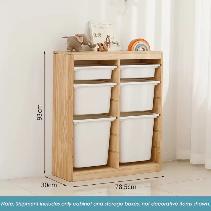 Storage Combination with Boxes –78.5×30×93cm