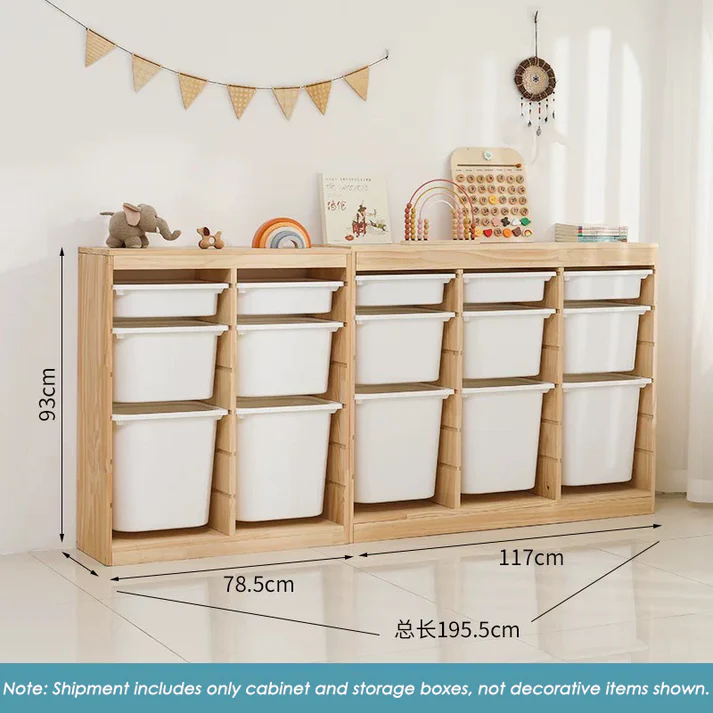 Storage Combination with Boxes – 196x30x93cm