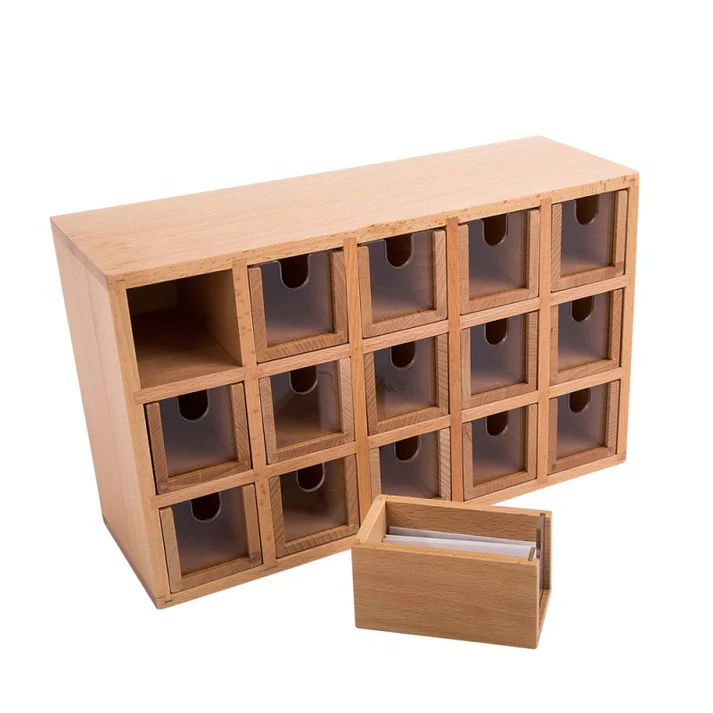 Wooden Container for Lables (Small)