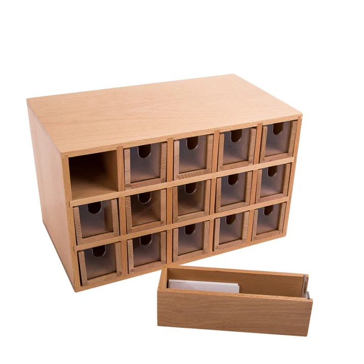 Wooden Container for Lables (Large)