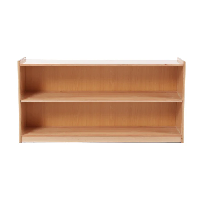 Montessori Wooden Shelf Cabinet – 2-Tier