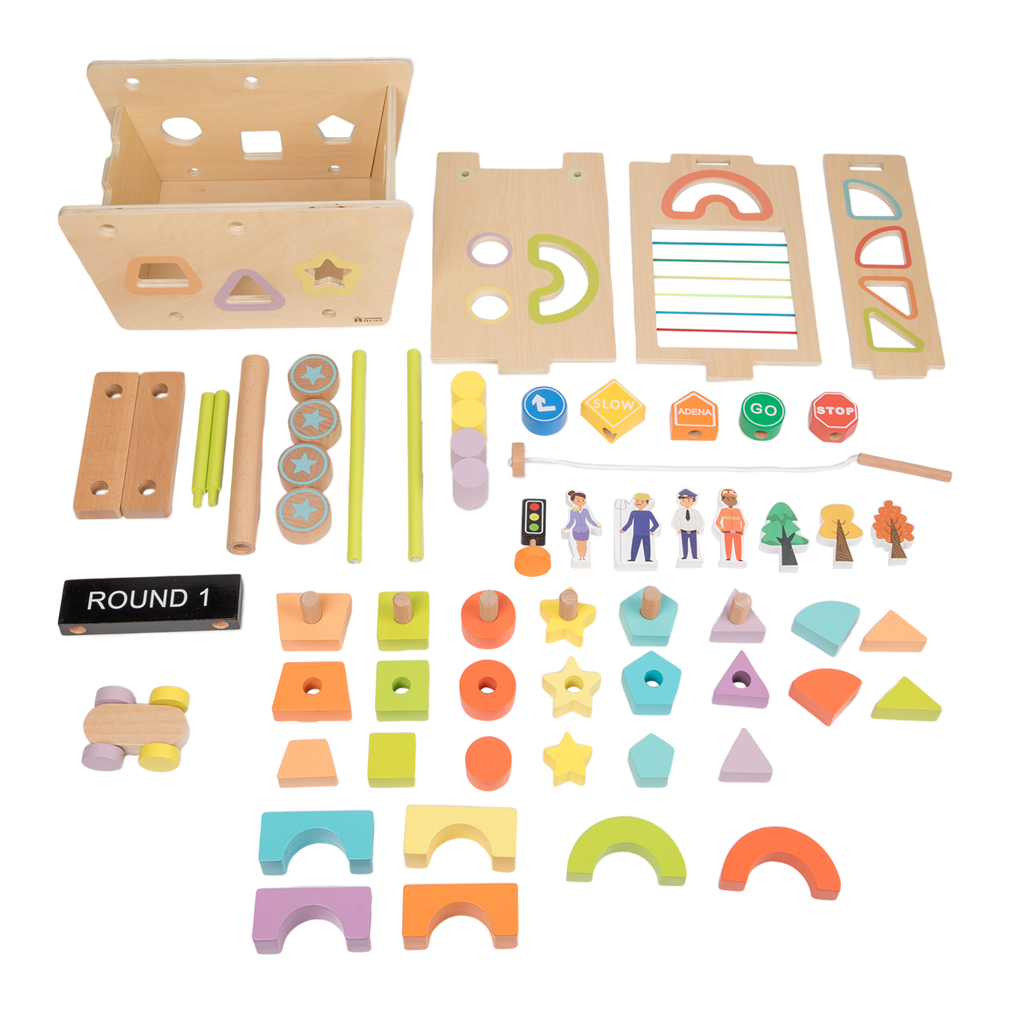 10-in-1 Multi-Function Activity Block Set